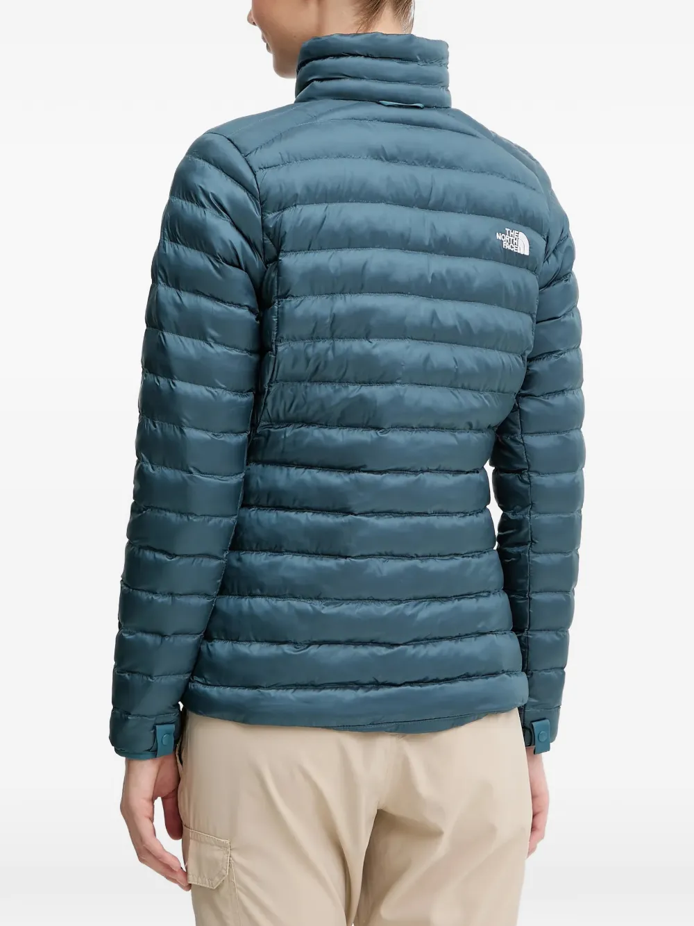 chevron quilted jacket