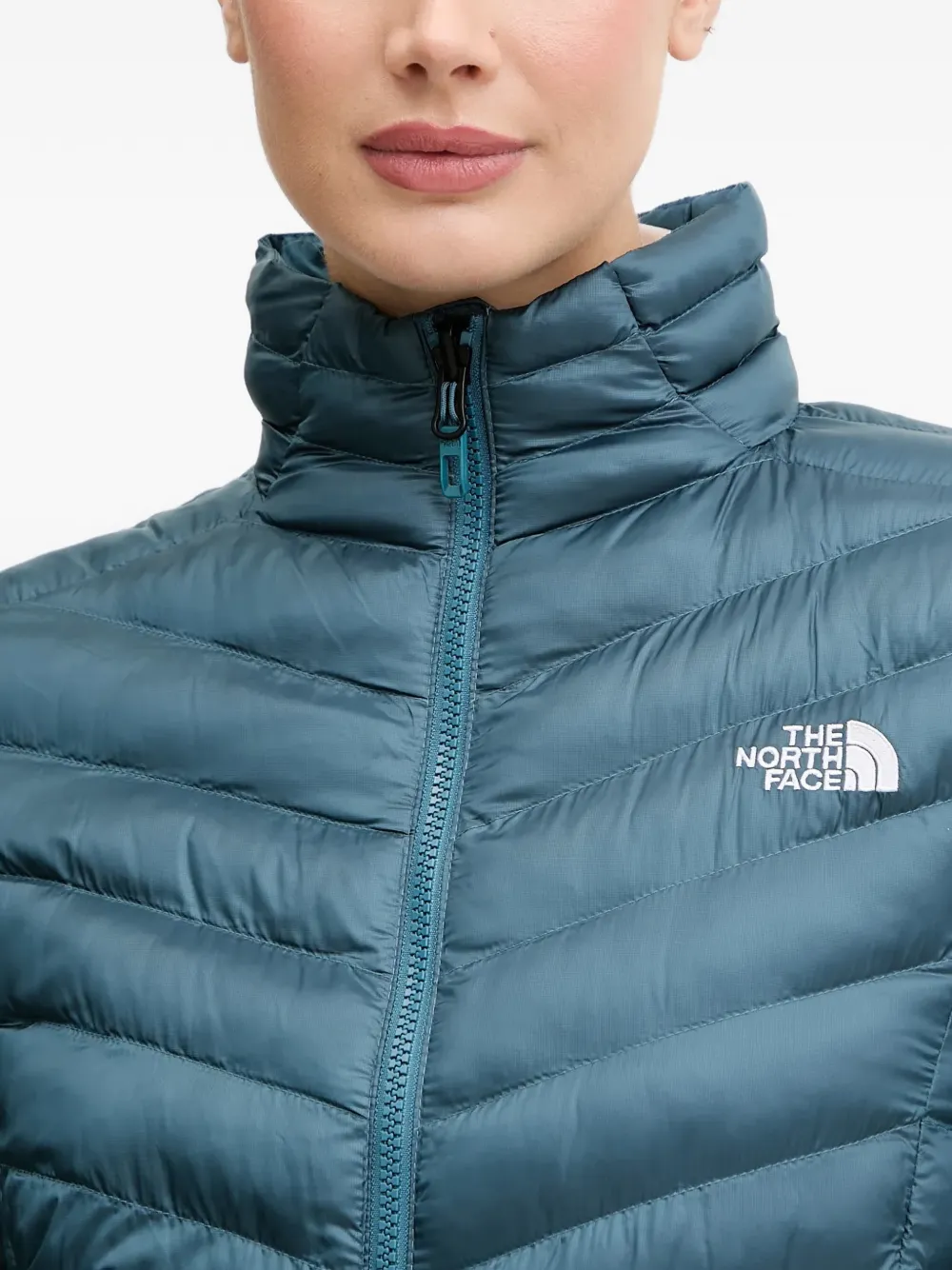 chevron quilted jacket