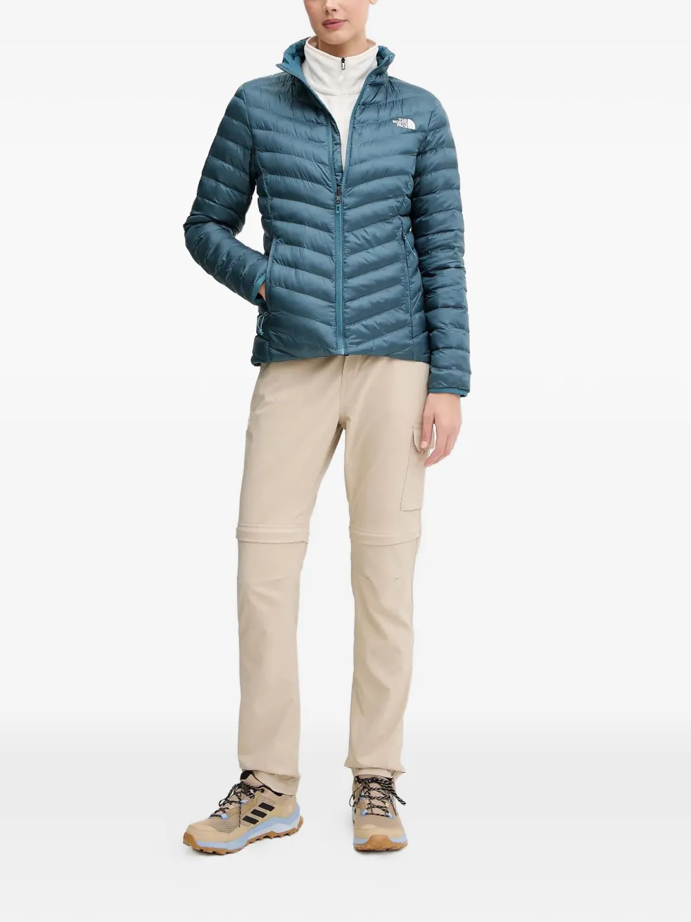 chevron quilted jacket