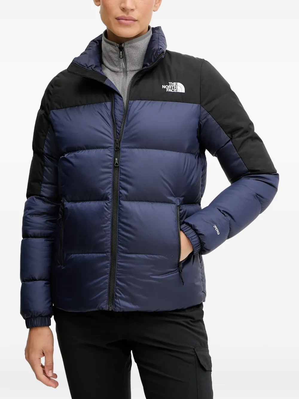 The North Face quilted puffer jacket - Blau