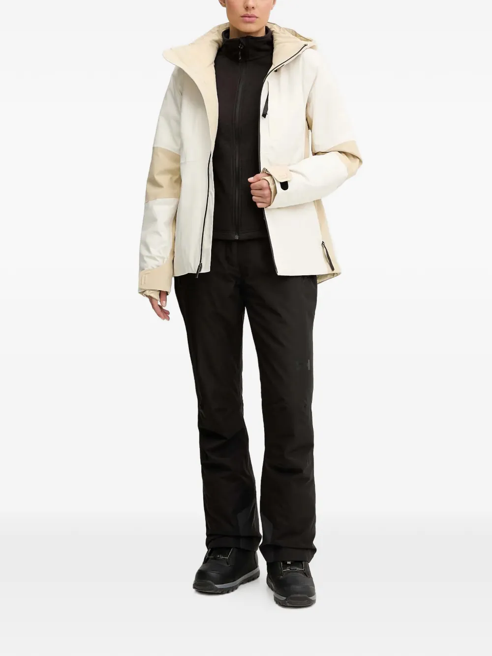 The North Face Lenado ski-jack met capuchon Wit