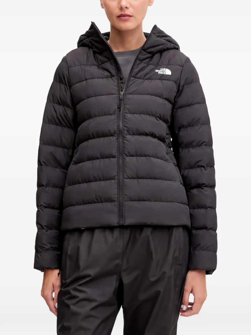 The North Face quilted hooded jacket - Nero