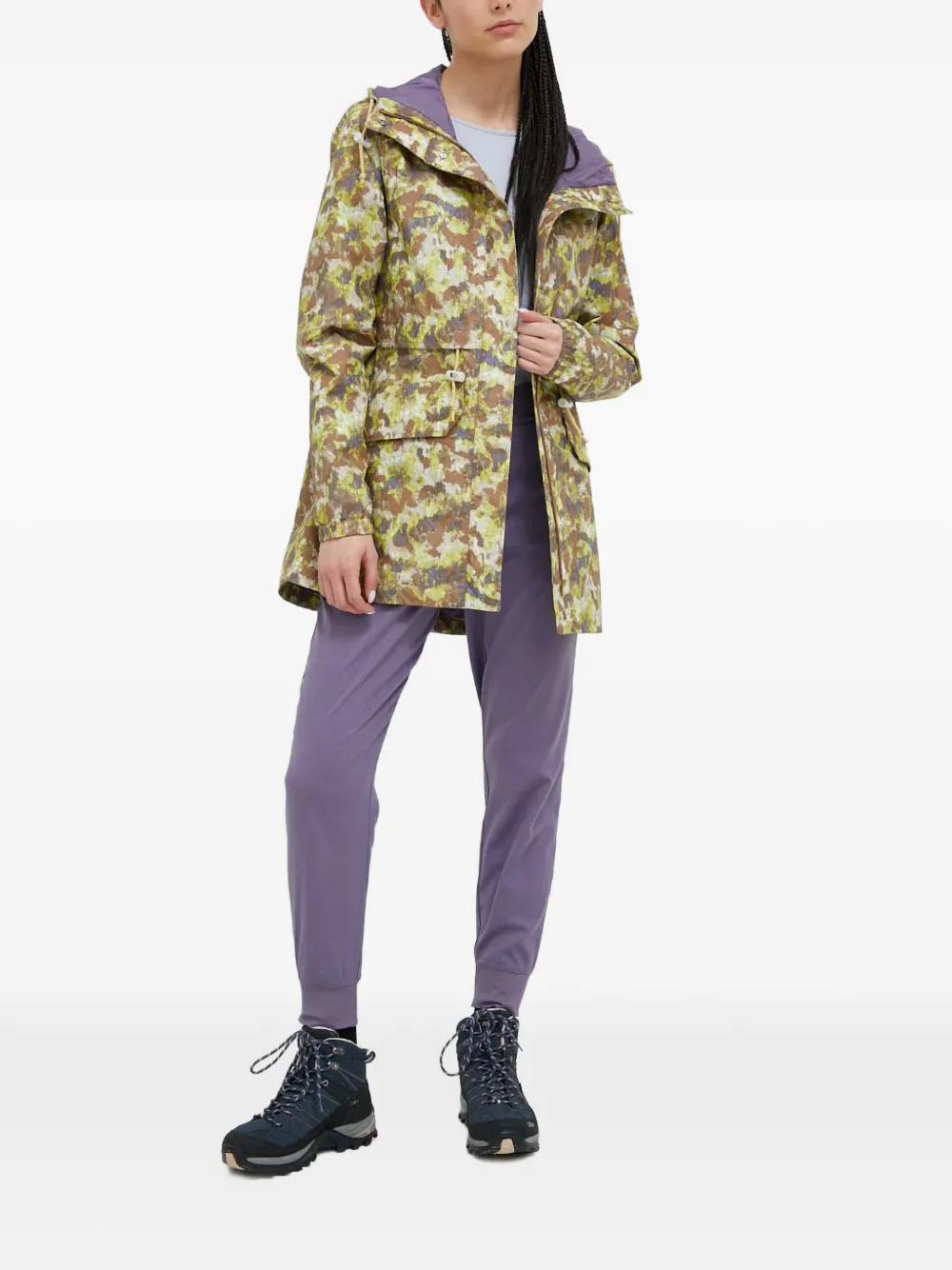  The North Face M66 Utility Camouflage Hooded Jacket - Brown 