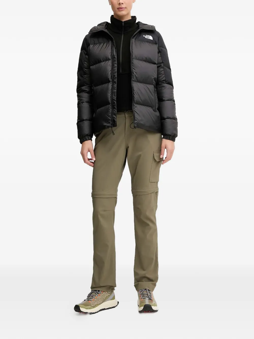  The North Face Hooded Logo Jacket - Black 