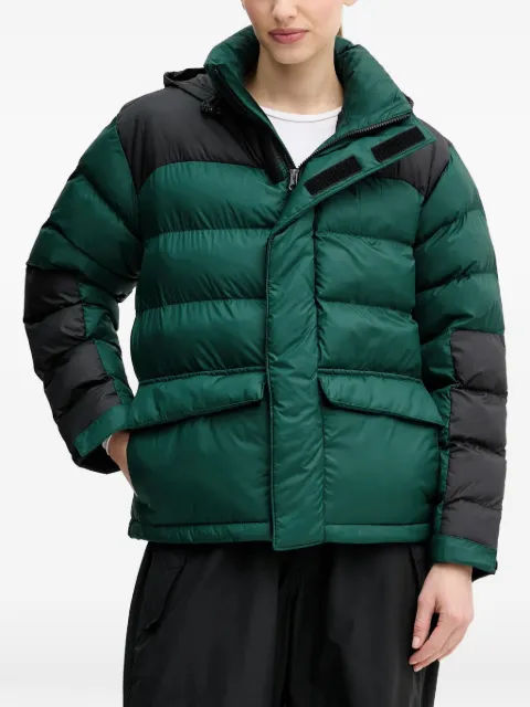 The North Face chamarra capitonada con capucha