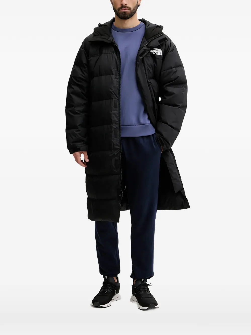 Nuptse hooded padded coat