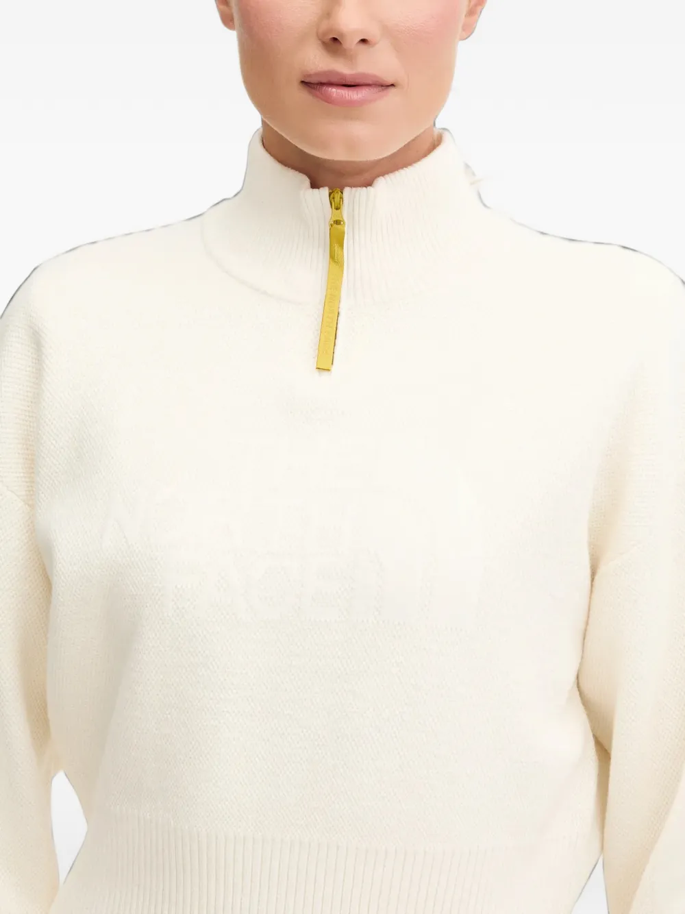 The North Face Trui met hoge hals en rits Beige