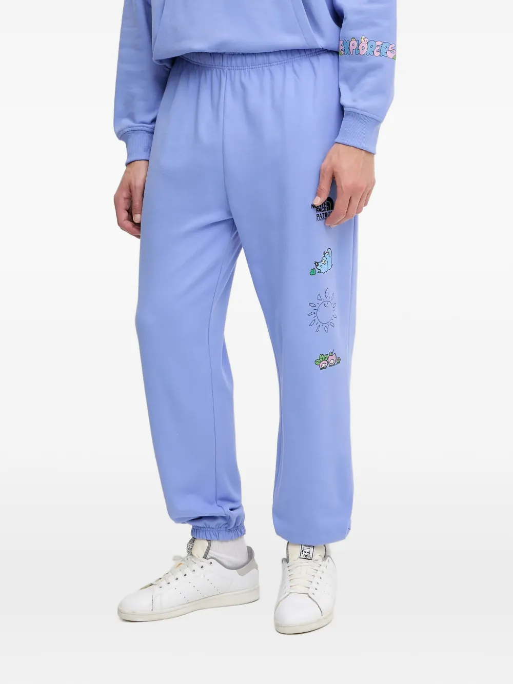 The North Face Mountain Cleanup cotton track pants - Blu
