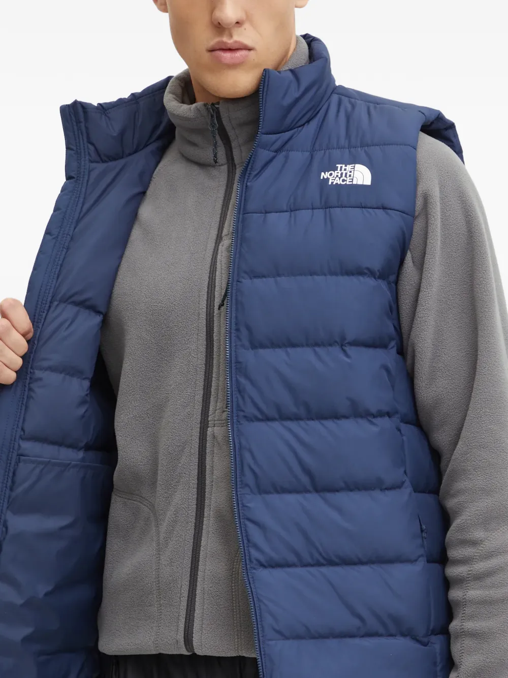 The North Face Bodywarmer met rits Blauw