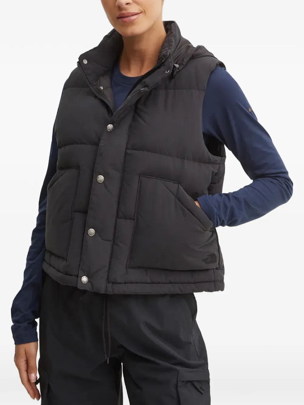 The North Face hooded padded jacket - Nero