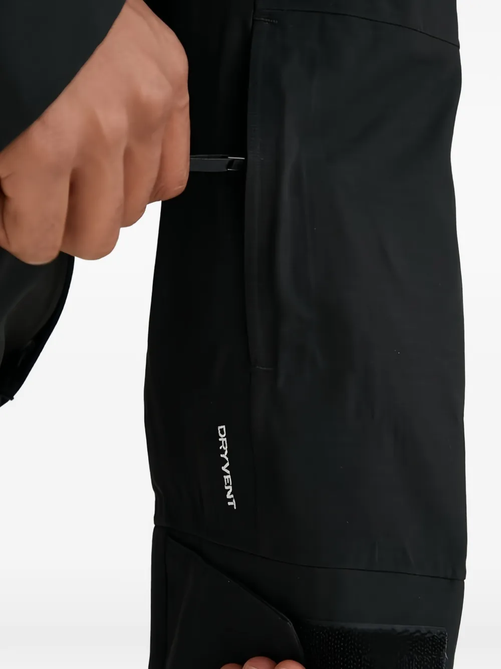 The North Face Ski-jack met capuchon en ritssluiting Zwart