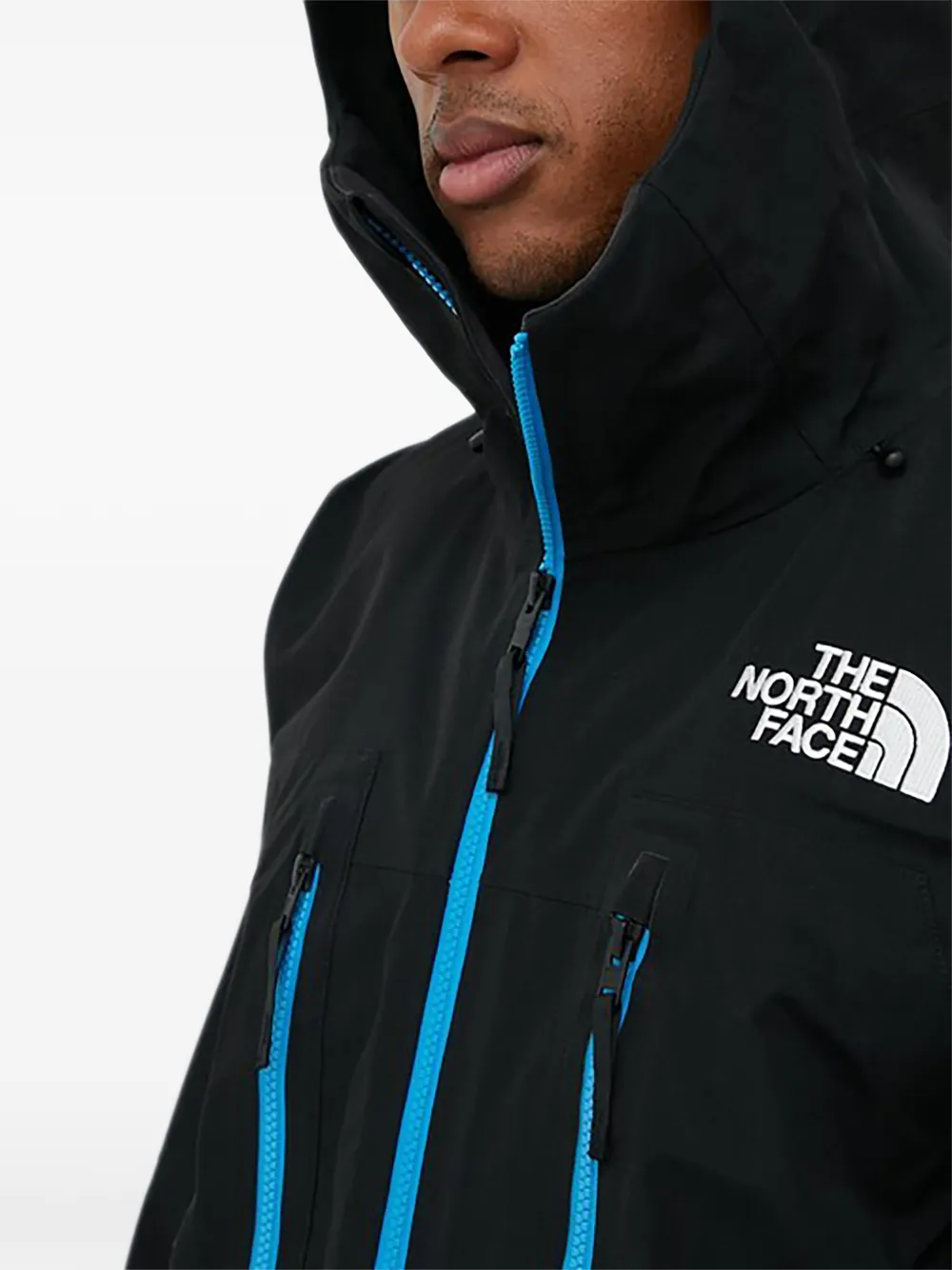 The North Face Ski-jack met capuchon en ritssluiting Zwart