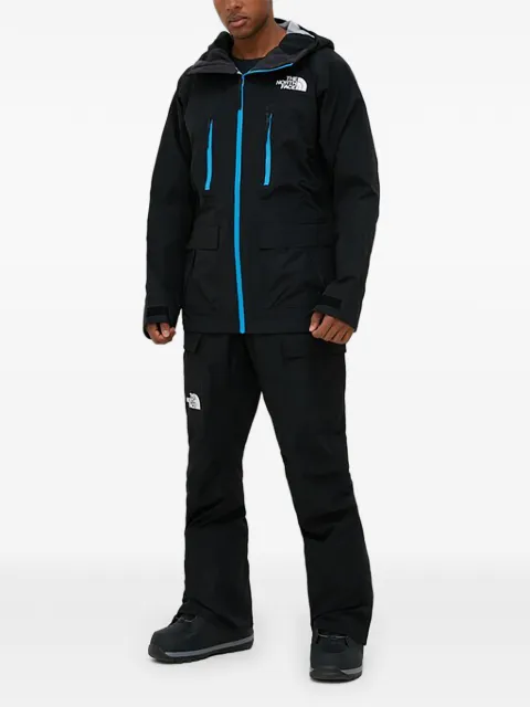 The North Face hooded zip-fastening ski jacket