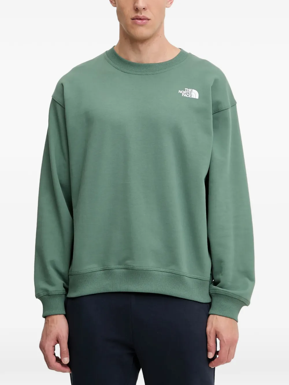 The North Face logo print sweatshirt - Verde