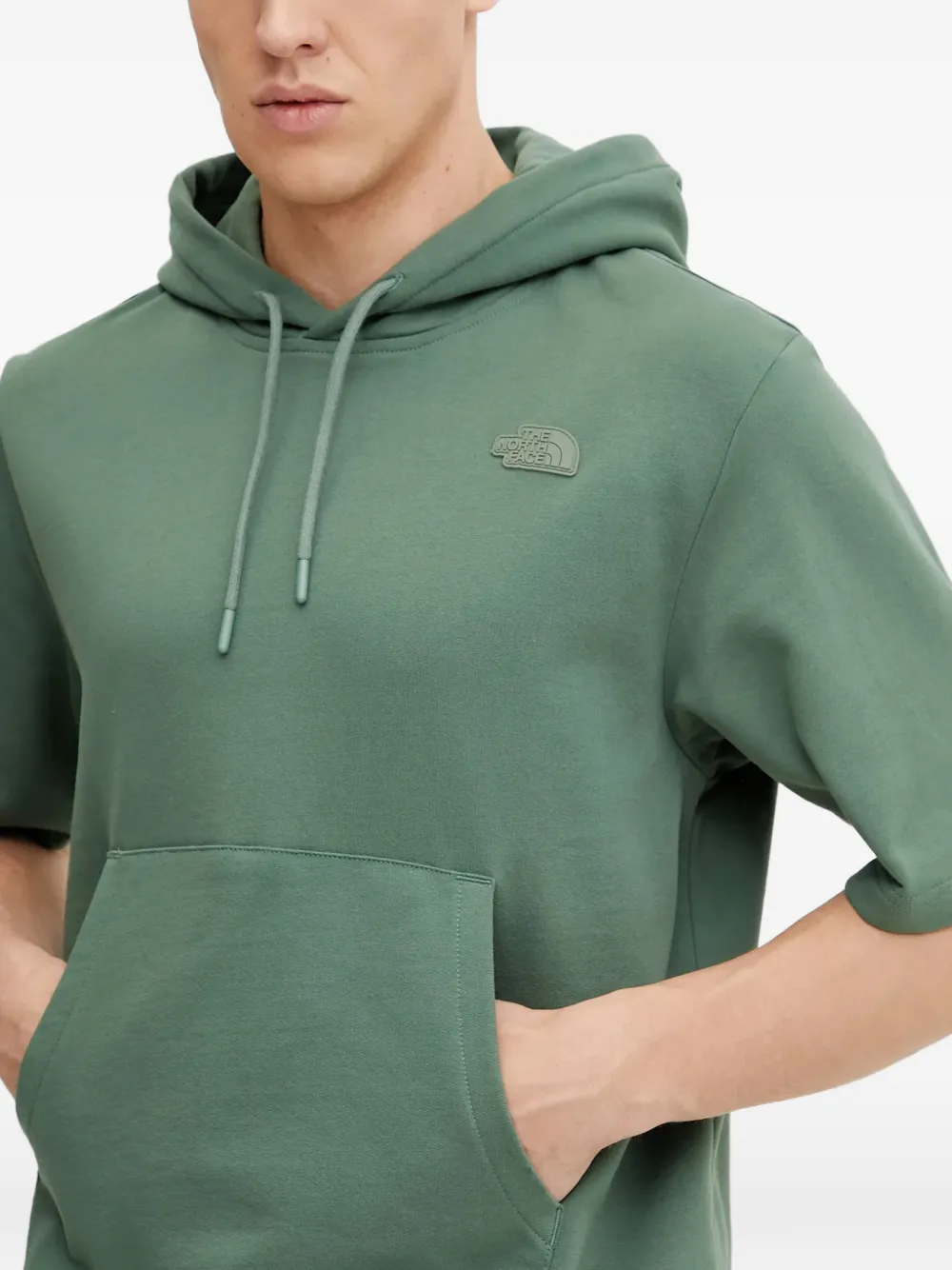 The North Face Top met capuchon en korte mouwen Groen