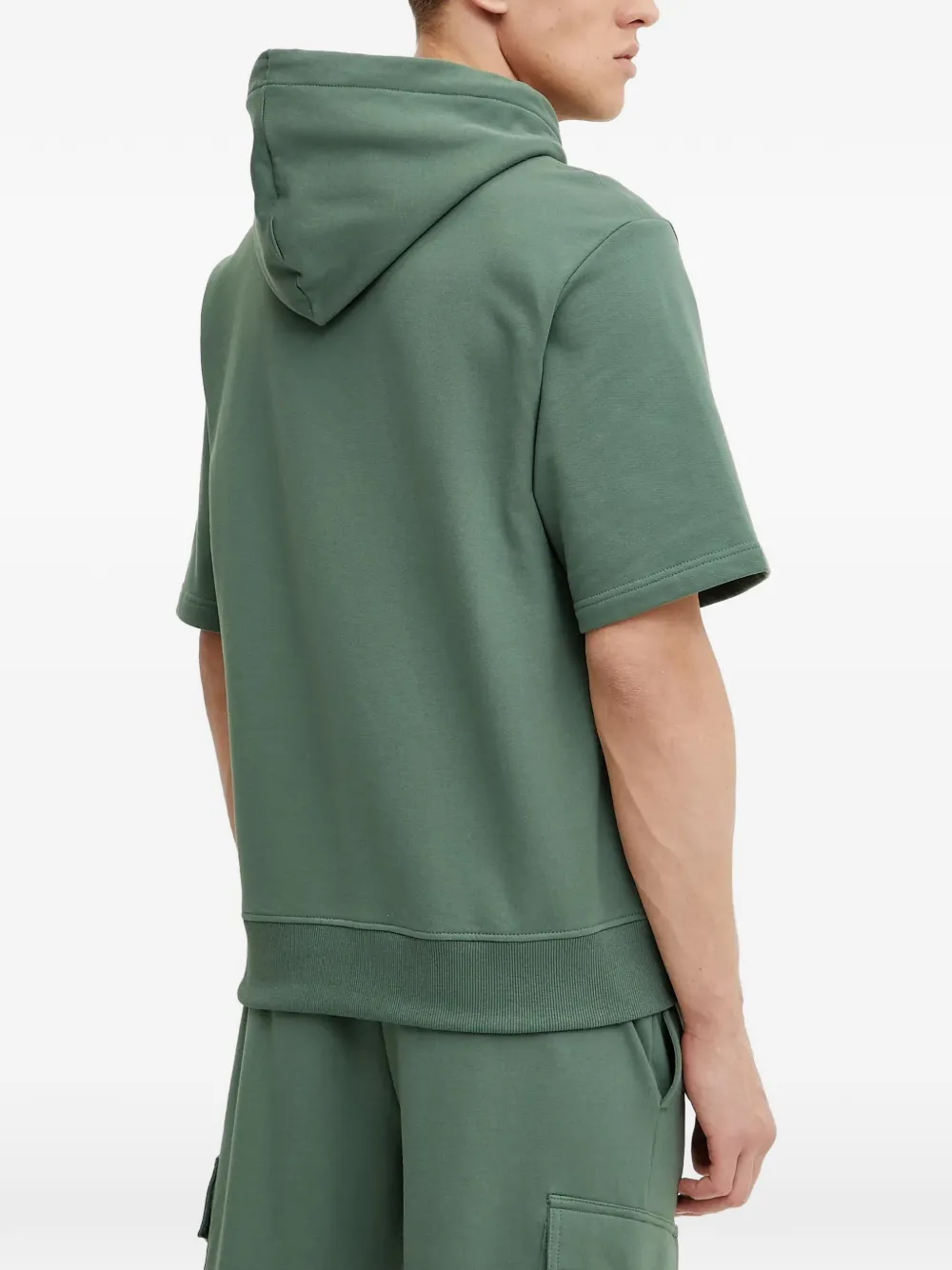The North Face Top met capuchon en korte mouwen Groen