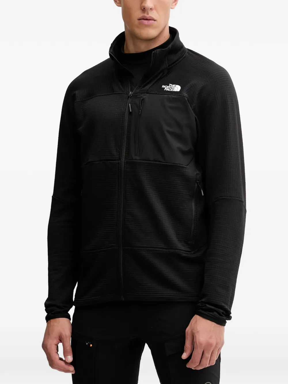 The North Face long-sleeved zip-up sweatshirt - Nero