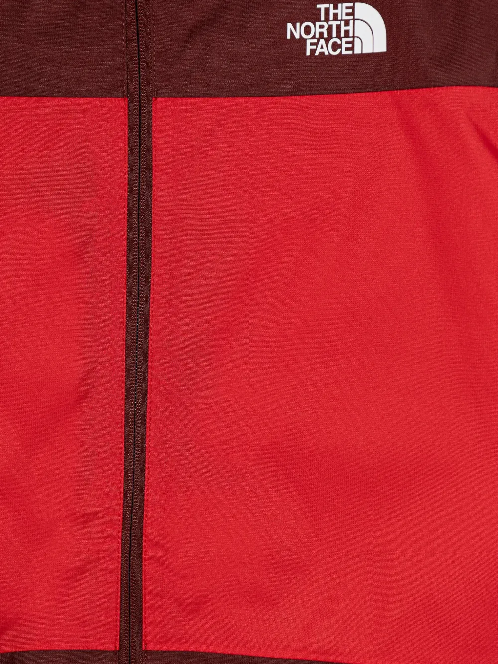  The North Face Kids Colourblock Hooded Jacket - Red 