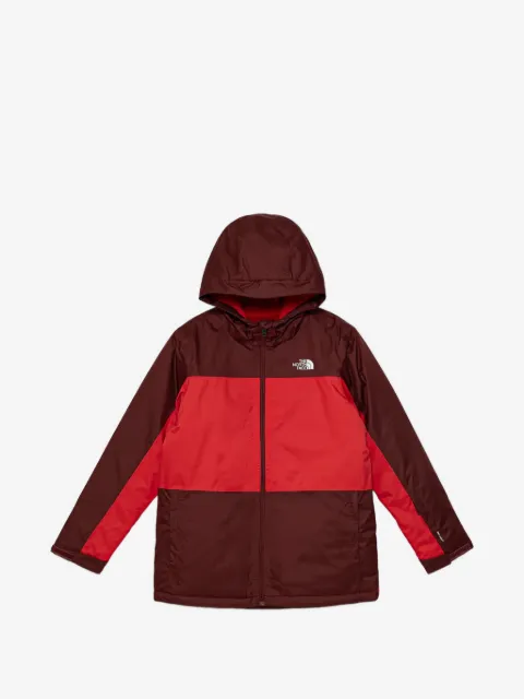 The North Face Kids colourblock hooded jacket
