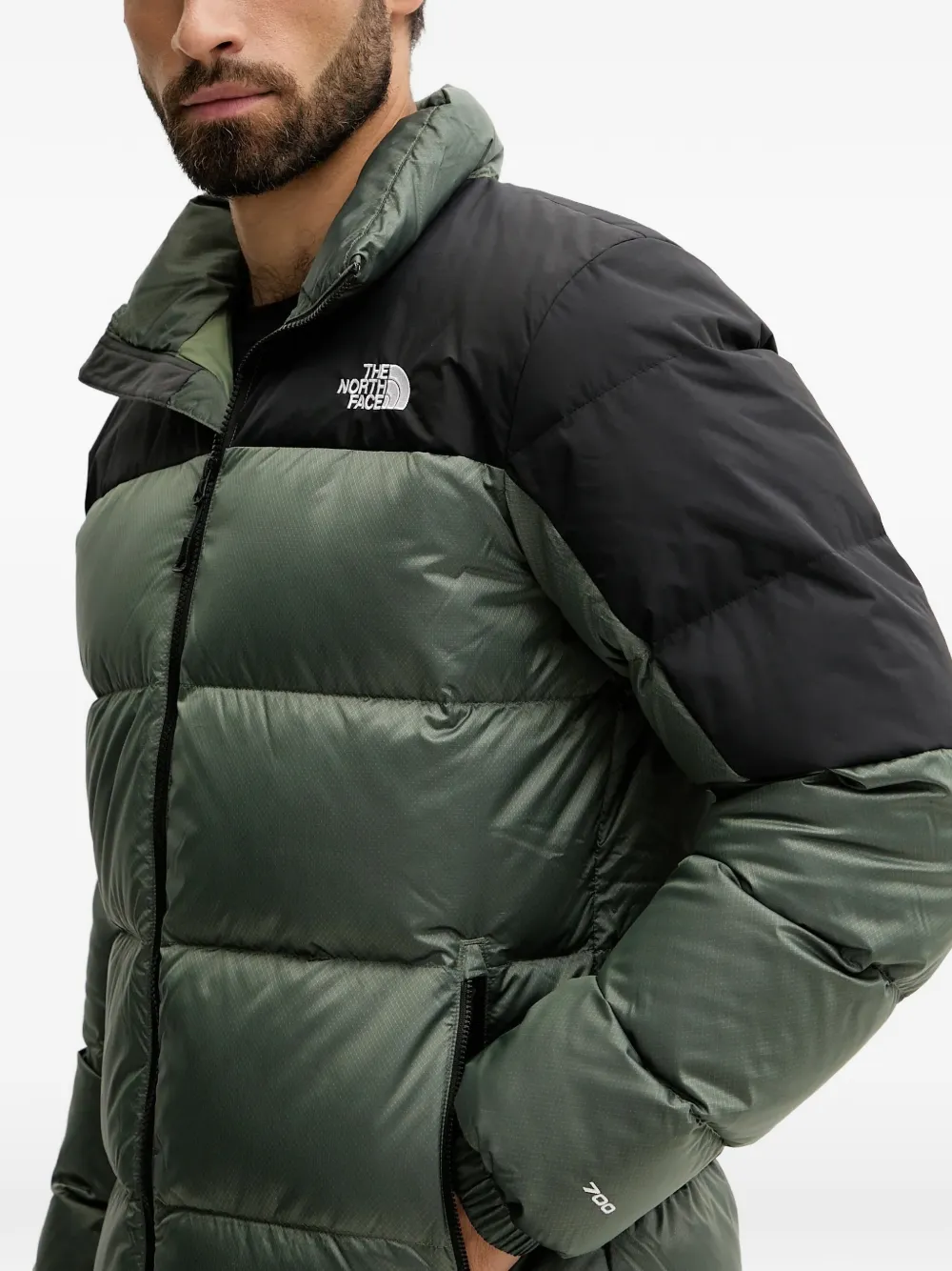 The North Face Ski-jack met logo-applicatie Groen