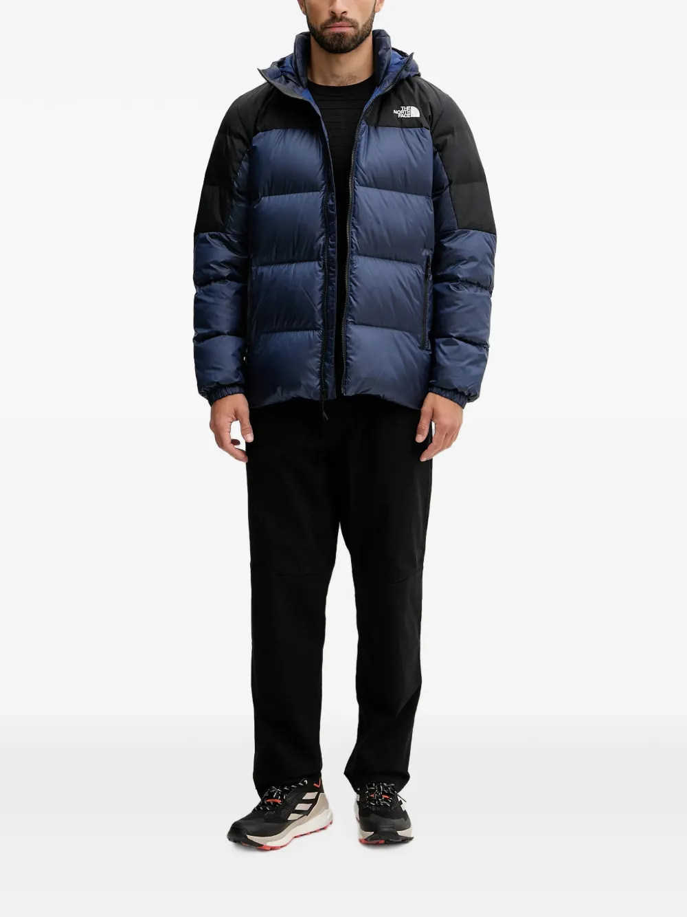 The North Face Diablo 2.0 two-tone padded jacket Blauw