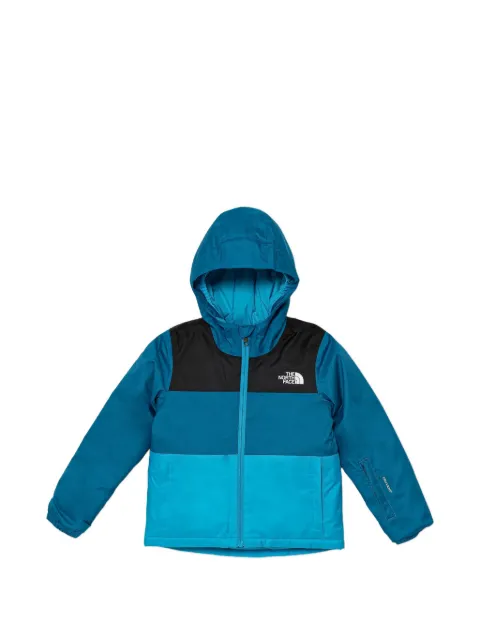 The North Face Kids colourblock hooded jacket