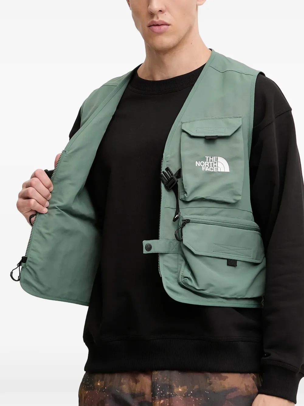 The North Face Cargo gilet met zakken Groen