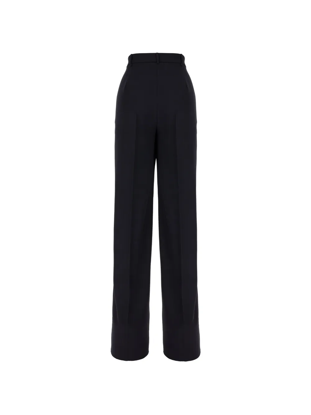 Max Mara pressed-crease wide-leg trousers Blauw