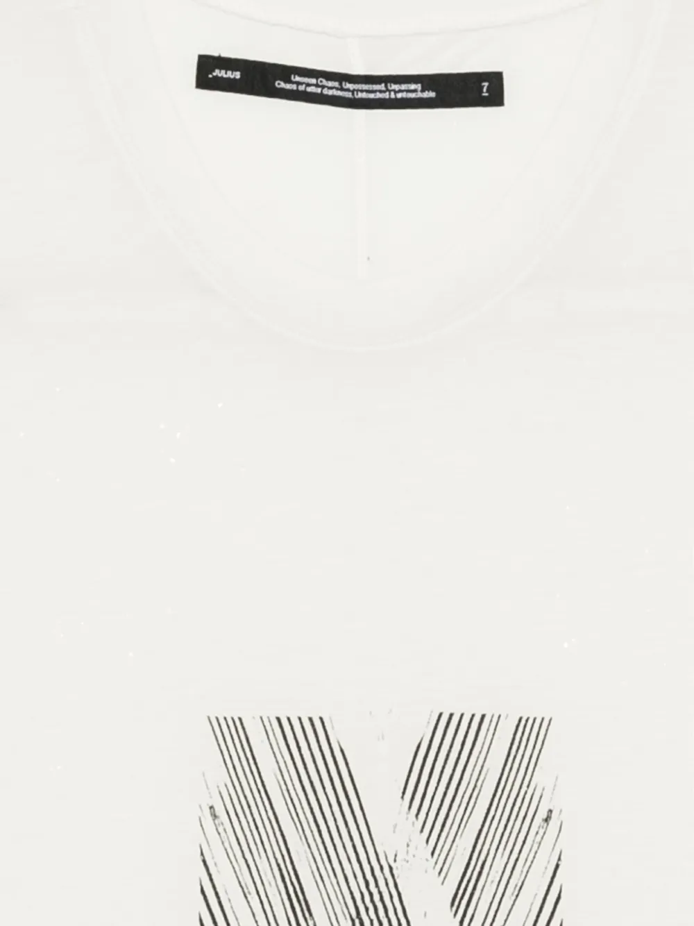 Julius T-shirt met grafische print Beige