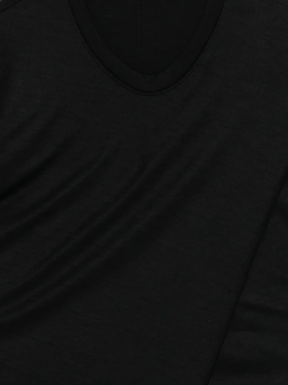 Julius Oblique geslepen T-shirt Zwart