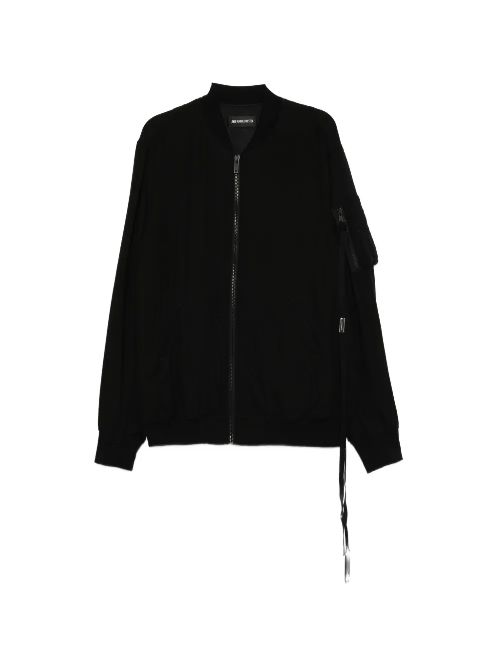 Ann Demeulemeester dries standard bomber jacket - Nero