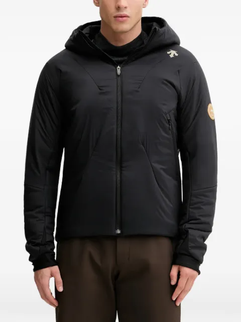 DESCENTE hooded logo ski jacket