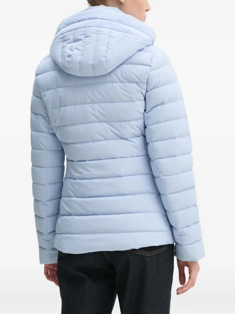  Abercrombie & Fitch Quilted-pattern Padded Jacket - Blue 