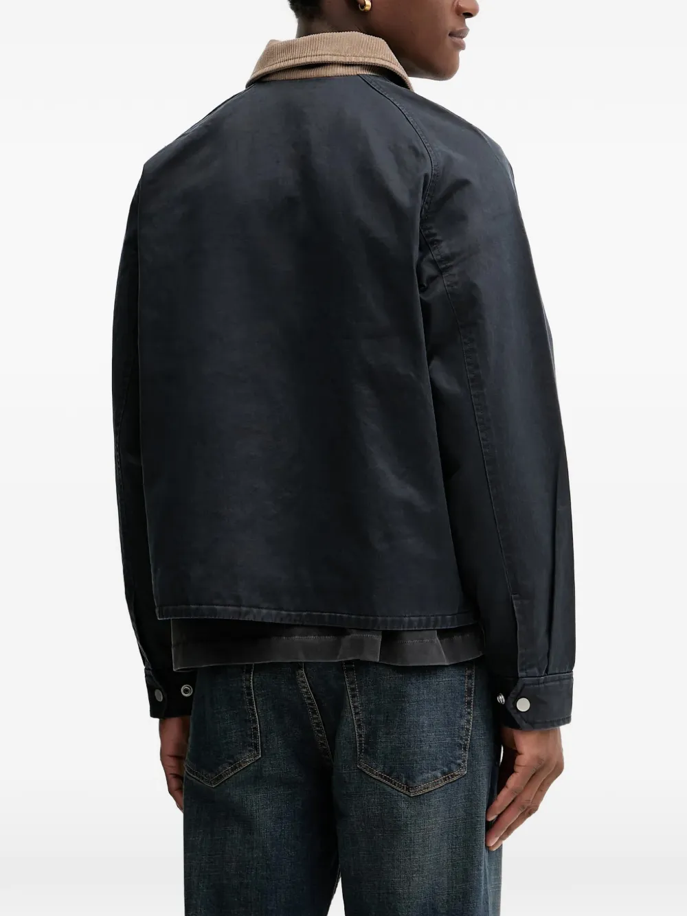  Abercrombie & Fitch Collared Jacket - Blue 