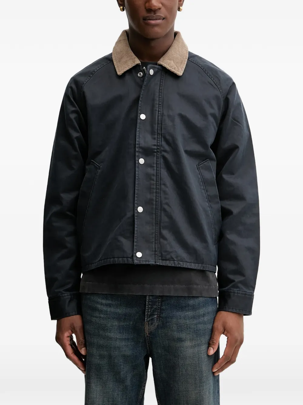 Abercrombie & Fitch collared jacket - Blu