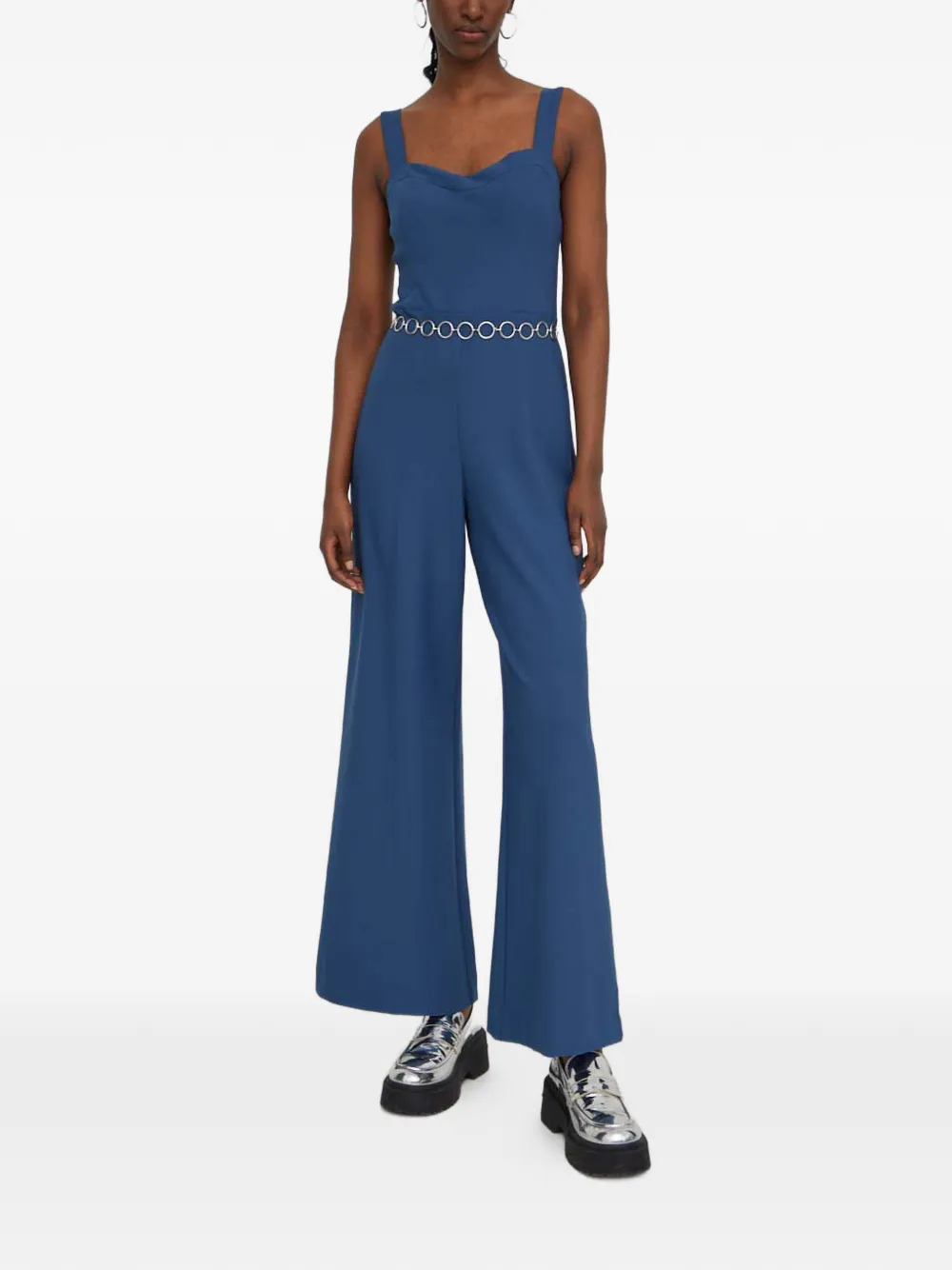 Abercrombie & Fitch Tuta intera con scollo a cuore - Blu