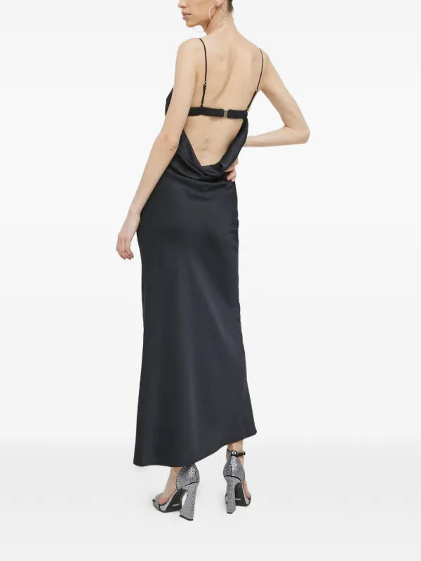 Abercrombie & Fitch open-back Maxi Dress | Black