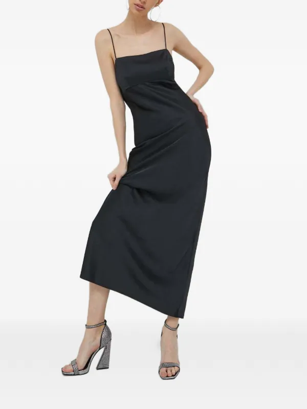 Abercrombie Open-back Maxi Dress - Black
