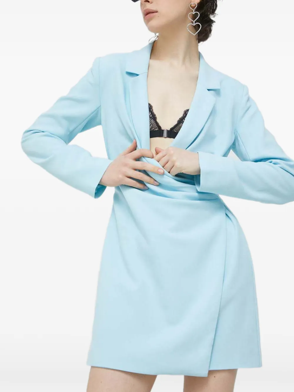 Abercrombie & Fitch blazer mini dress - Blauw