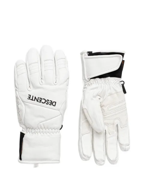 DESCENTE leather ski gloves