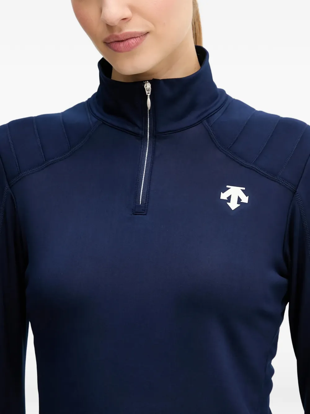 Zip-Fastening Logo-Detail Ski Top