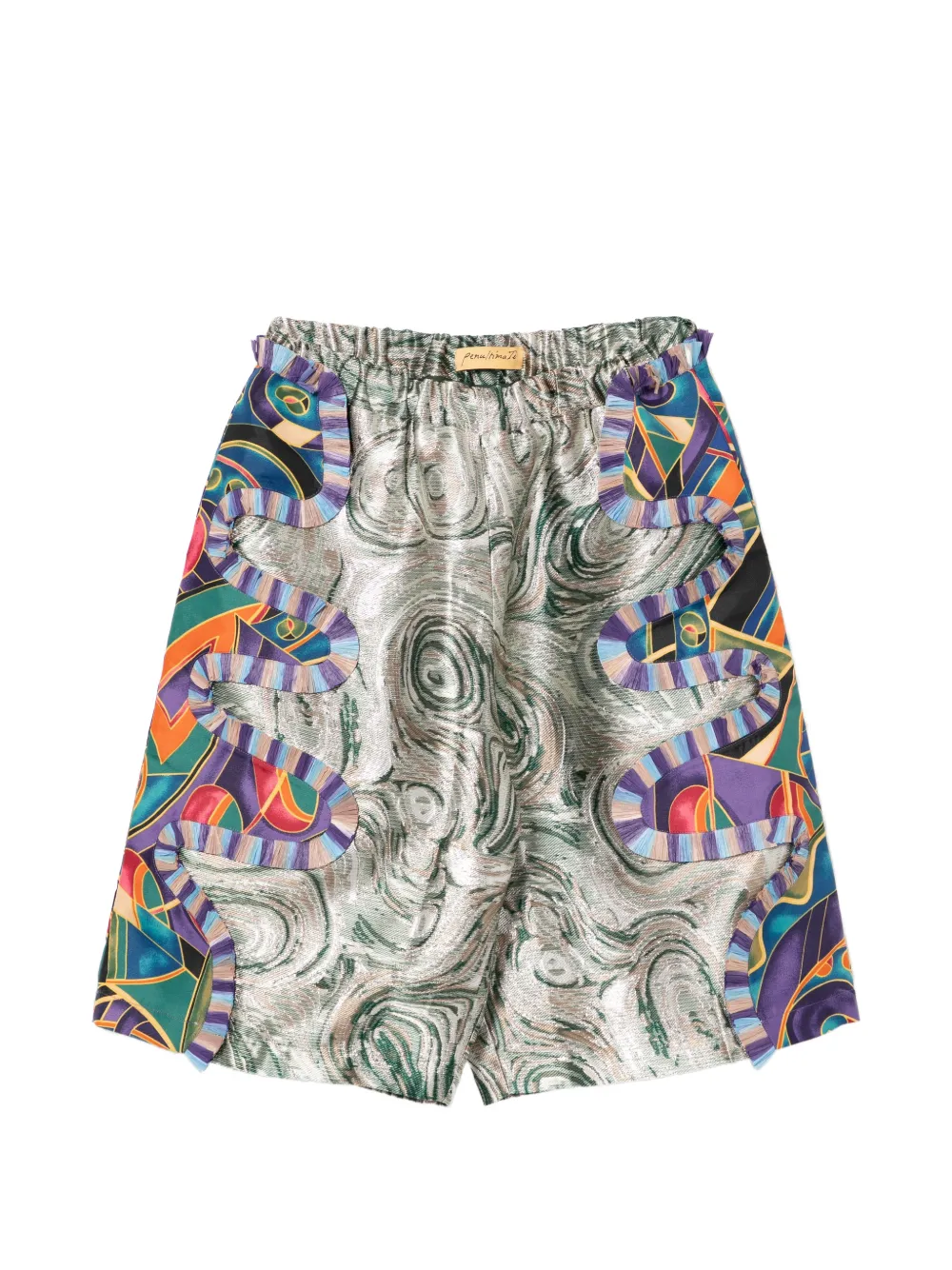 PENULTIMATE Shorts mit Print - Grau