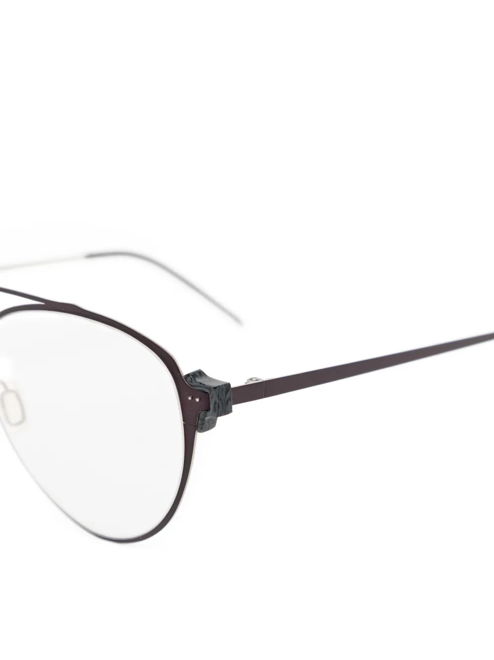  Myth 8 Xxi Browline Glasses - Purple 