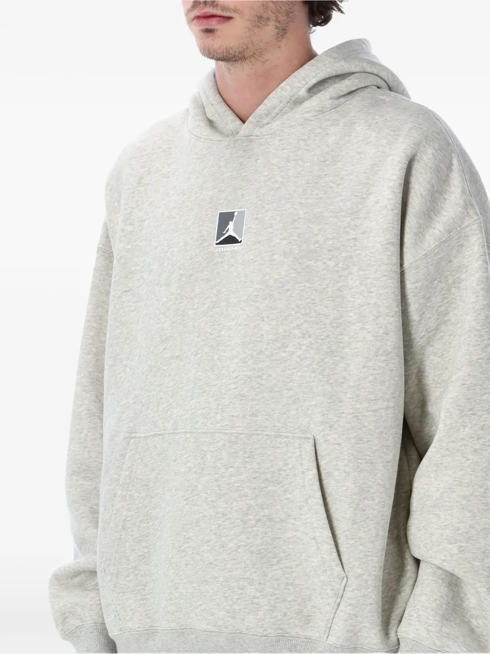 Jordan Hoodie met logo Grijs