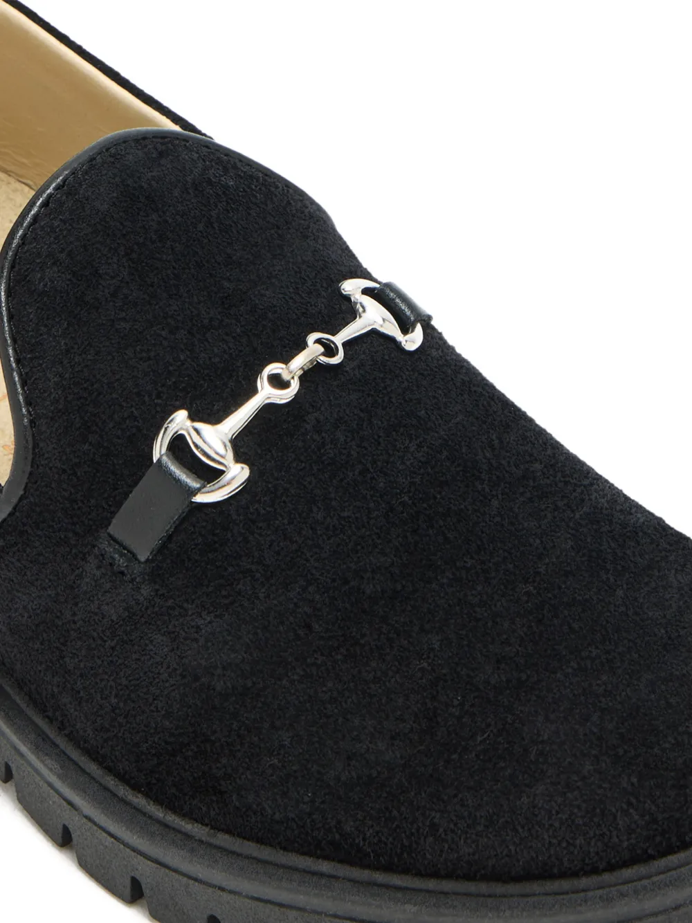 BabyWalker horsebit-detail loafers Zwart