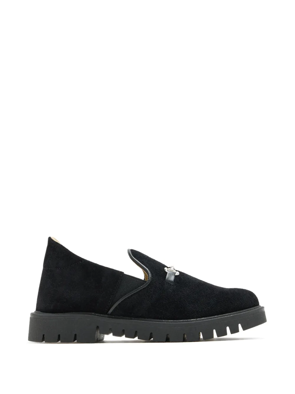 BabyWalker horsebit-detail loafers Zwart