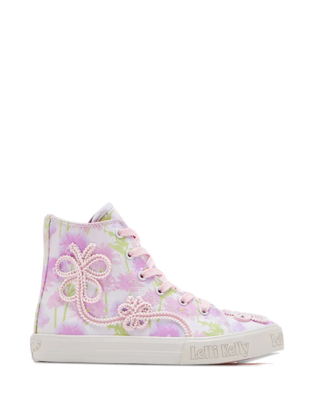 Lelli Kelly floral-appliqué sneakers Wit