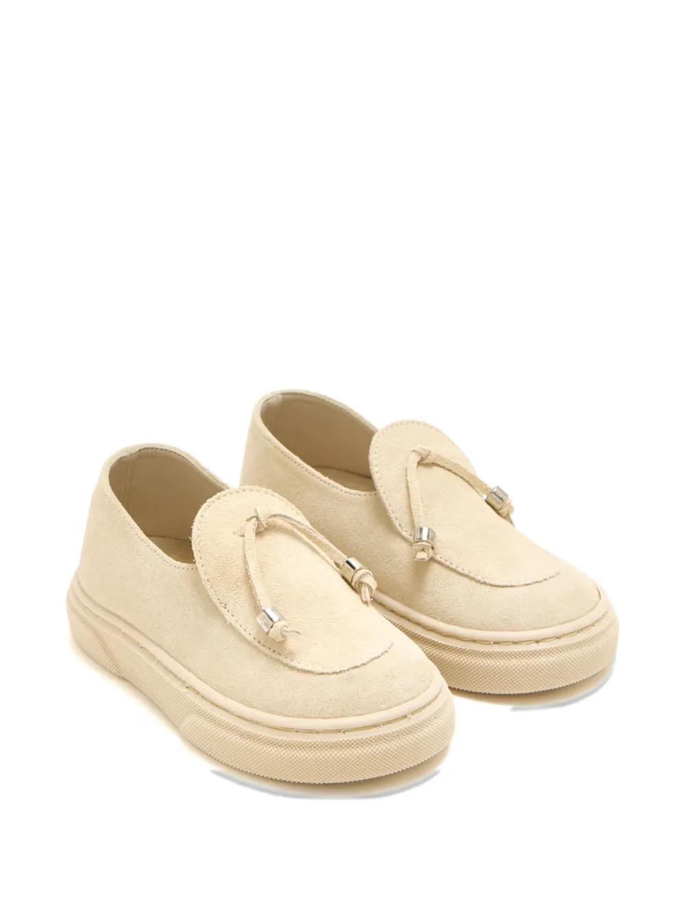 BabyWalker tassel-detail loafers Beige