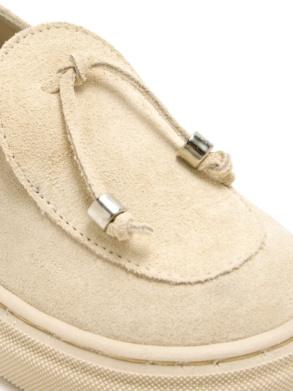 BabyWalker tassel-detail loafers Beige