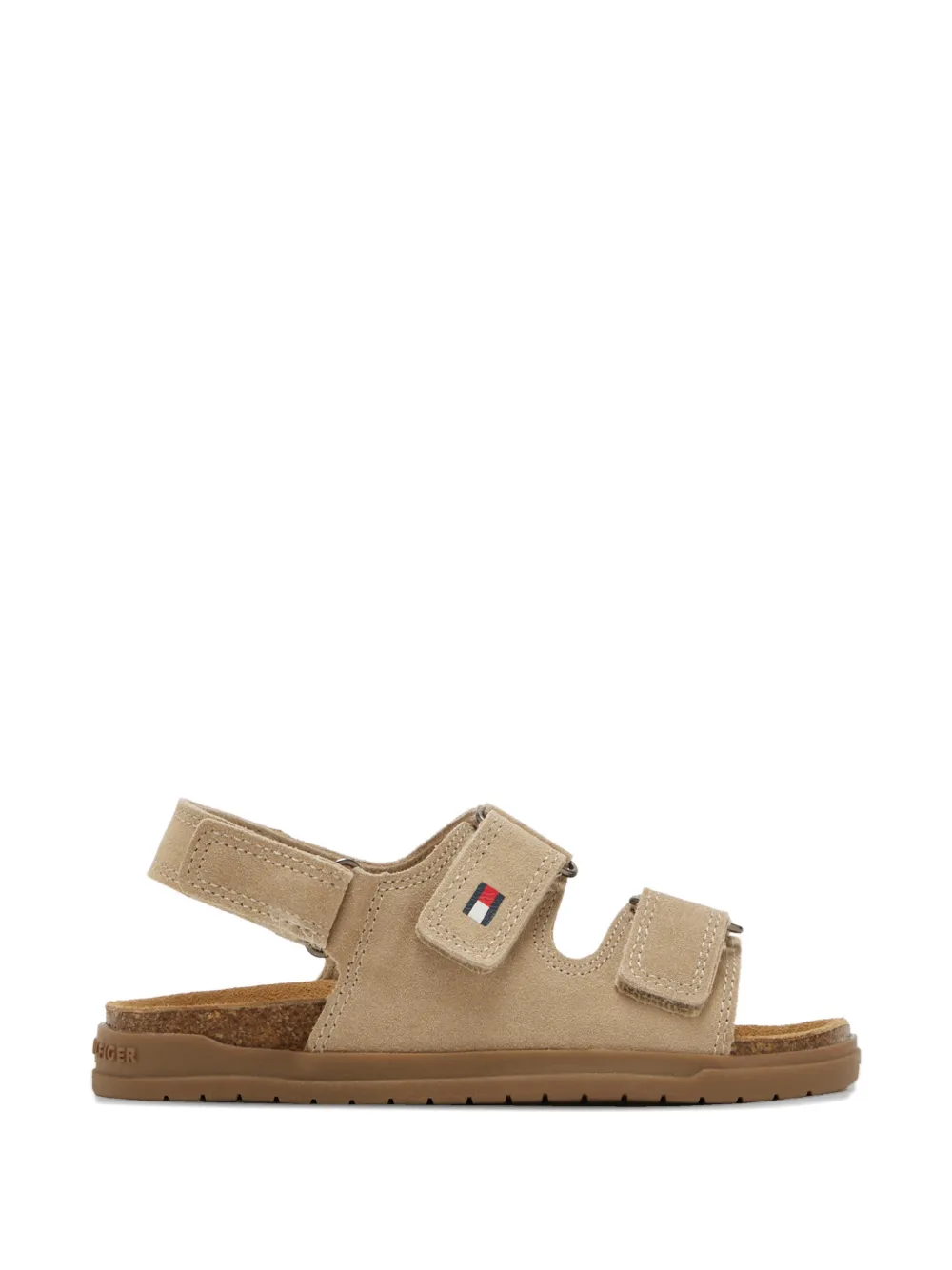 Tommy Hilfiger Junior Francis sandalen met klittenband Beige